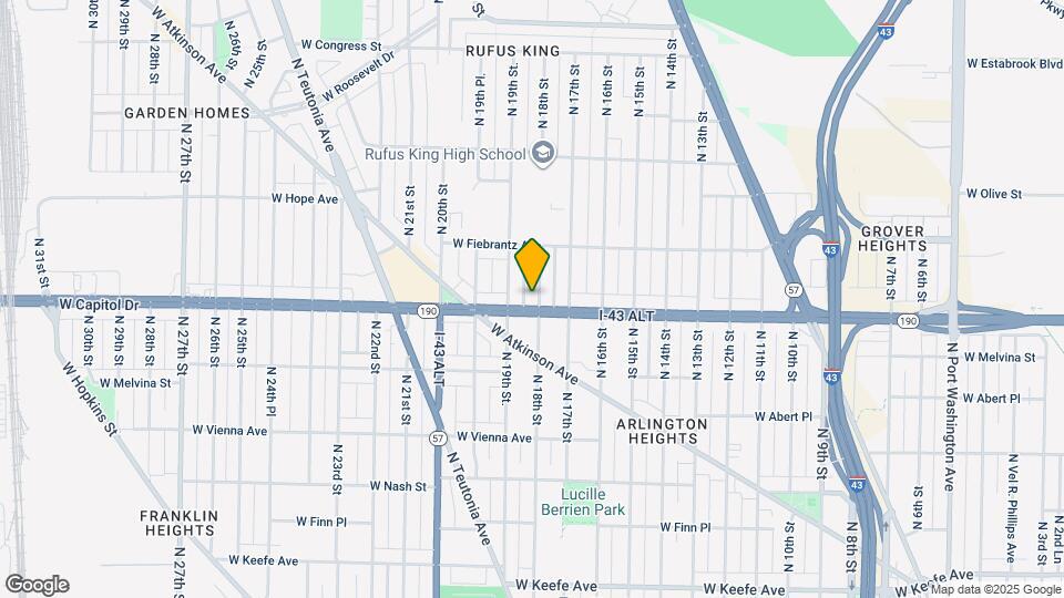 4009 N 18th St Map and Location Details