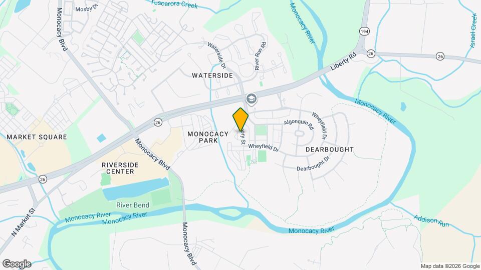 1725 Emory St Map and Location Details