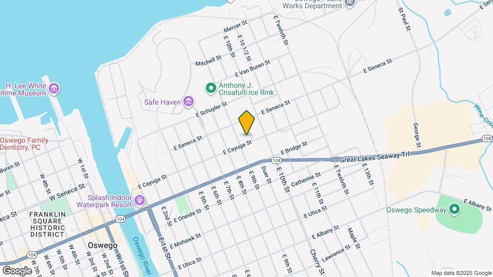 111 E Cayuga St Map and Location Details