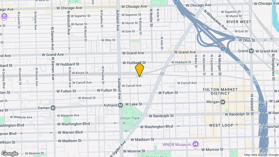 355 N Laflin St Map and Location Details