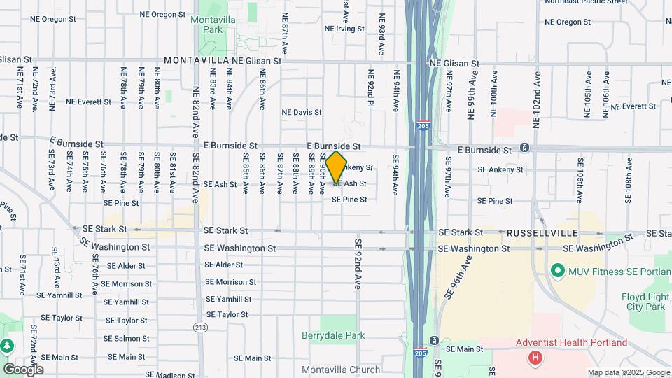 215 SE 91st Ave Map and Location Details