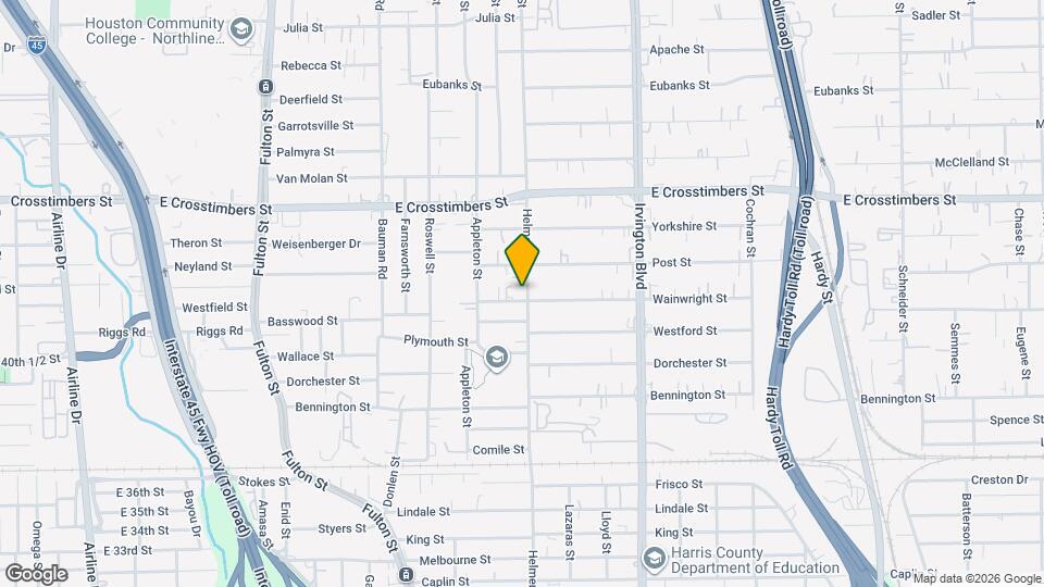 7201 Helmers St Map and Location Details