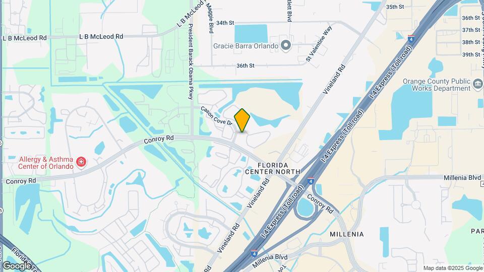 4601 Cason Cove Dr Map and Location Details