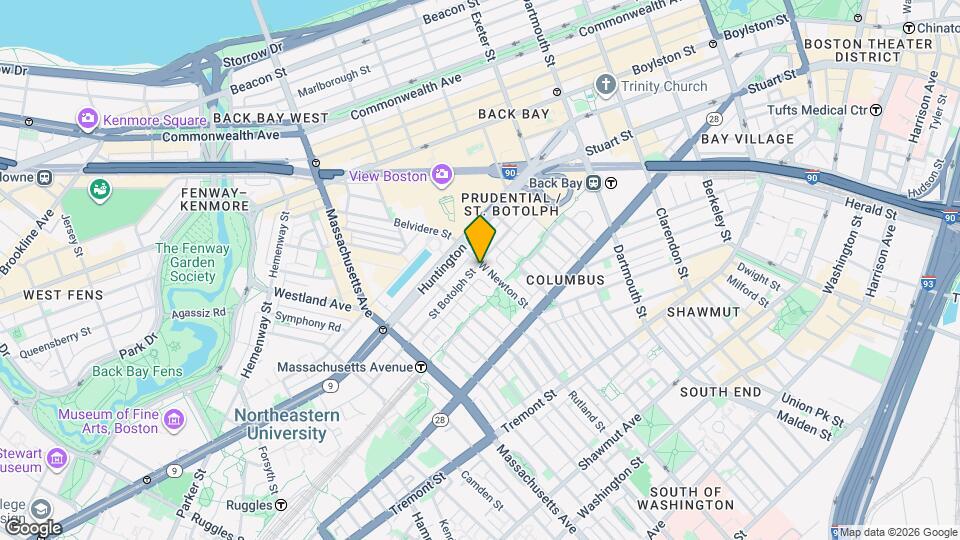 248 W Newton St, Unit 12 Mapa y Detalles de la Ubicación