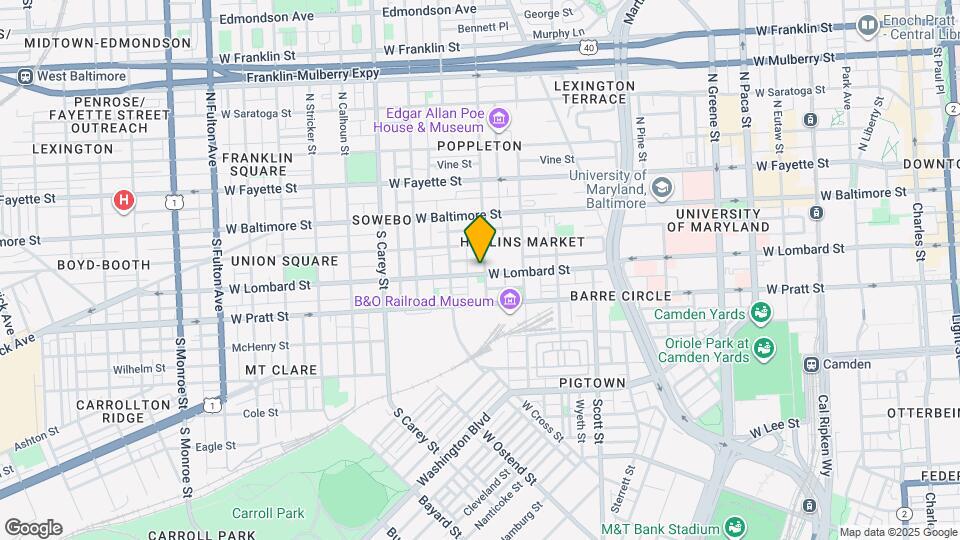 1004 W Lombard St Map and Location Details