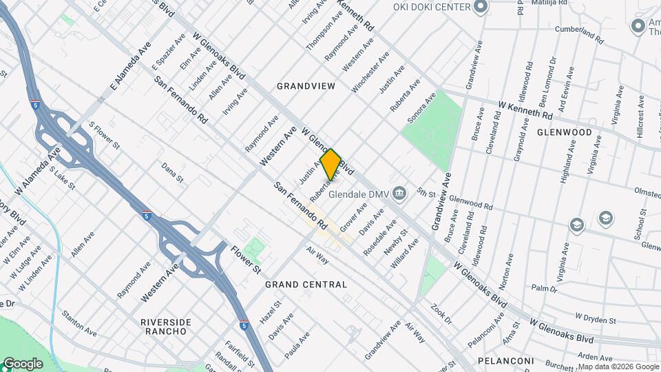 1040 Ruberta Ave Mapa y Detalles de la Ubicación