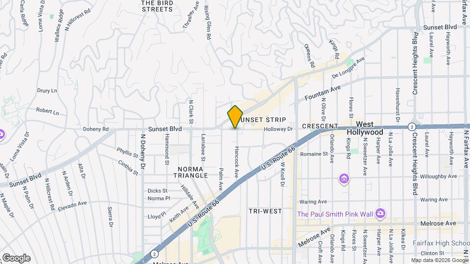 8736 Holloway Dr Mapa y Detalles de la Ubicación