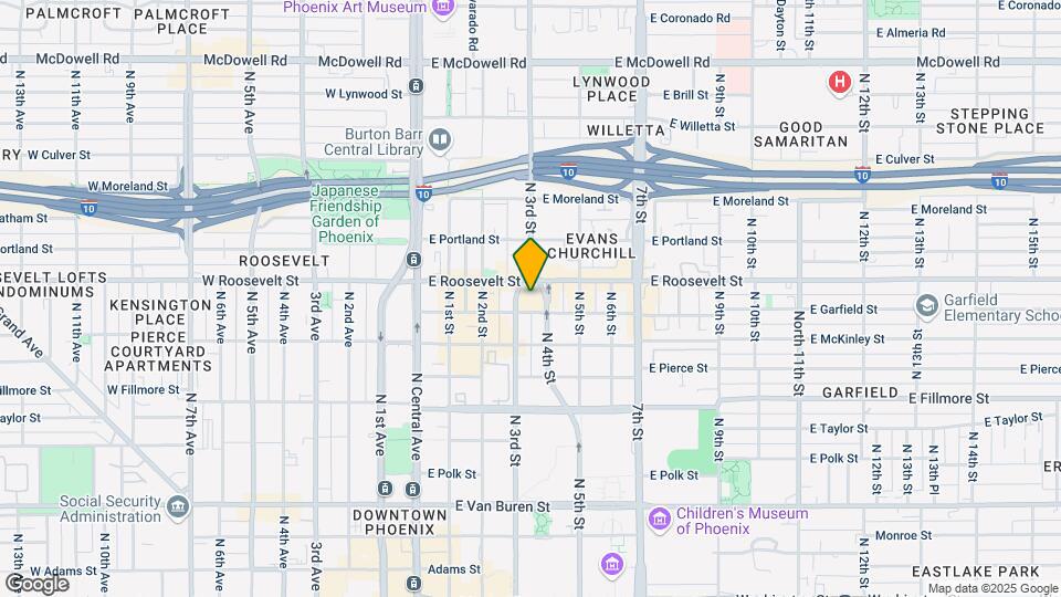 333 E Roosevelt St Map and Location Details