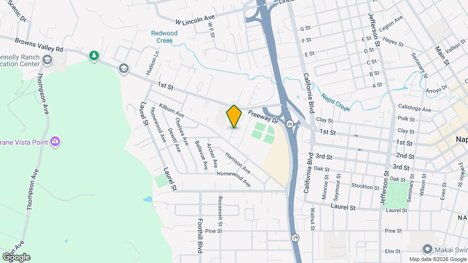 130A Valley Oak Dr, Unit #A Map and Location Details