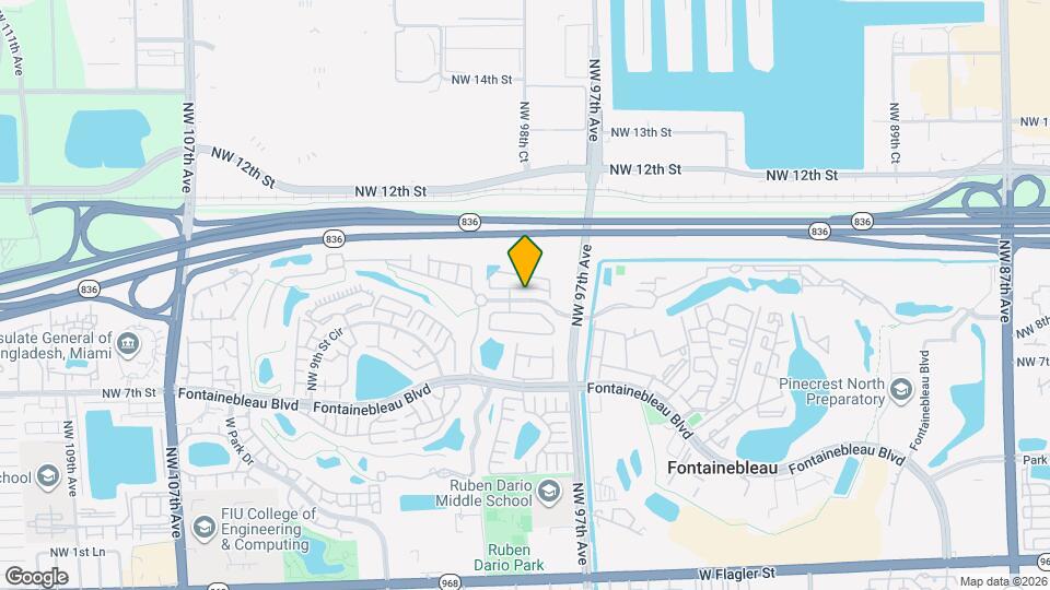 9770 NW 10th St Map and Location Details