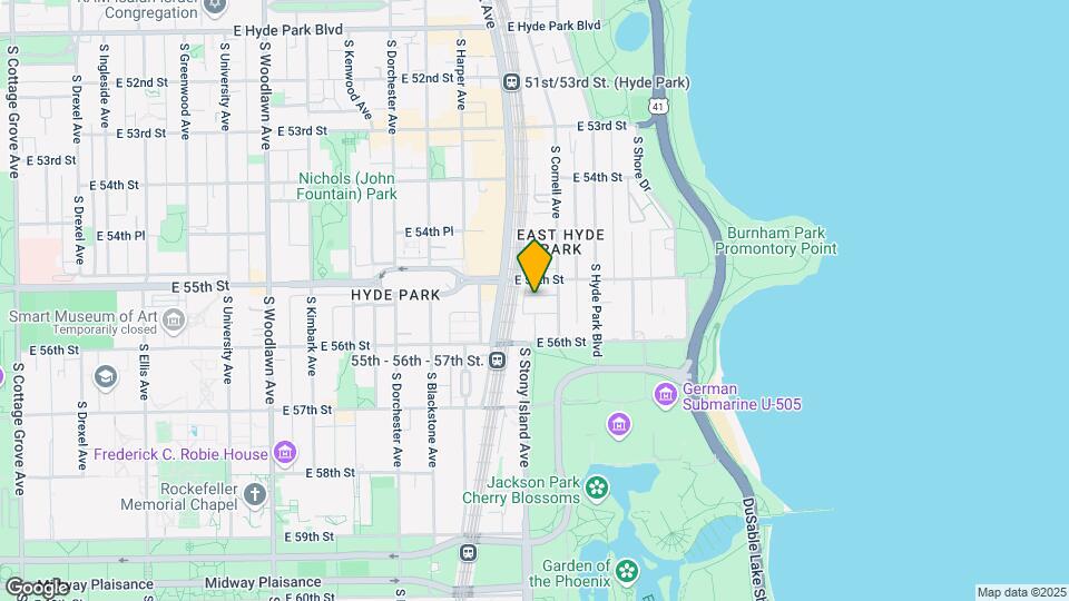 5514-5526 S Cornell Ave Map and Location Details