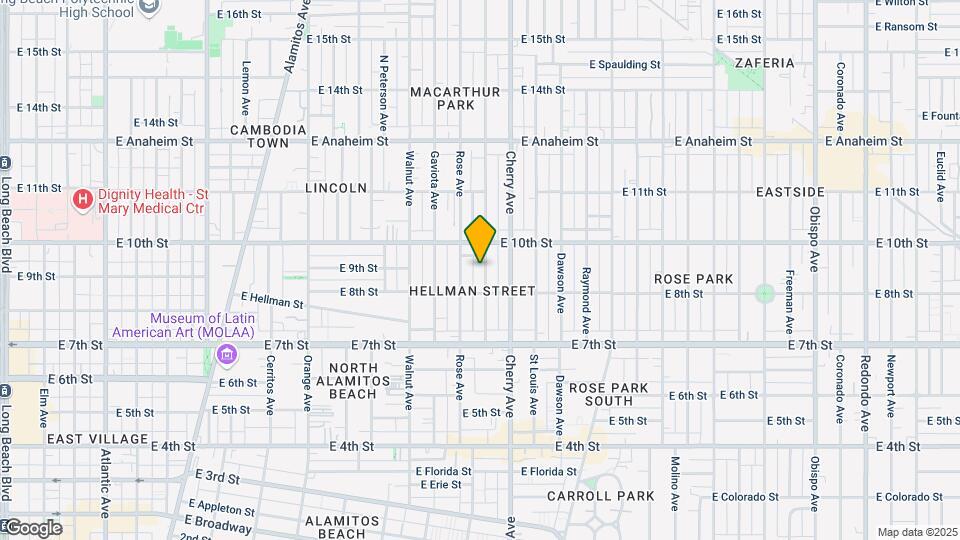 841 Gardenia Ave, Unit 203 Mapa y Detalles de la Ubicación