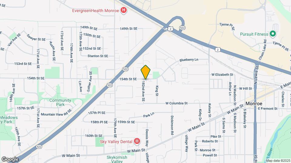 18222 Blueberry Ln Mapa y Detalles de la Ubicación