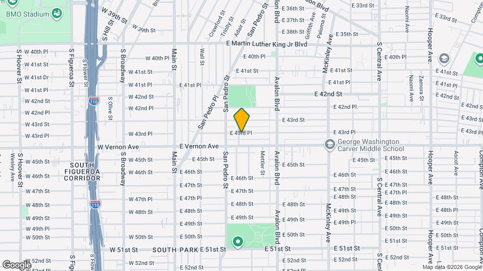 402 E 43rd Pl, Unit 2 Mapa y Detalles de la Ubicación