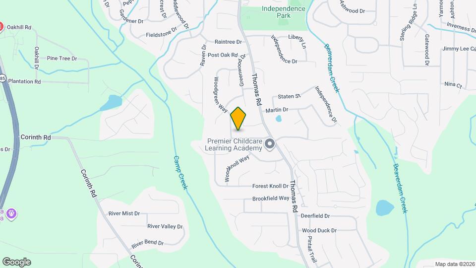 9289 Forest Knoll Dr Map and Location Details