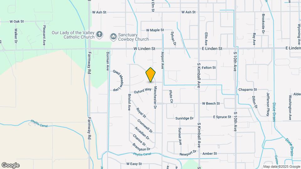 611 Hampton Cir Map and Location Details