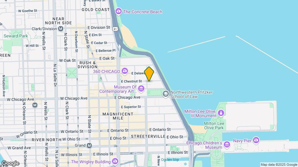 247 E Chestnut St, Unit 504 Map and Location Details