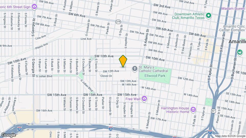 1204 SW 12th Ave Map and Location Details