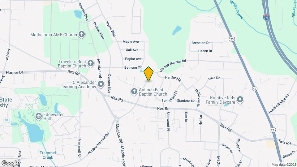 2389 Old Rex Morrow Rd Map and Location Details