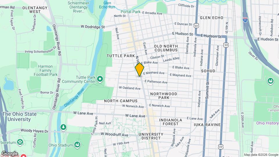 2357.50 N High St Map and Location Details