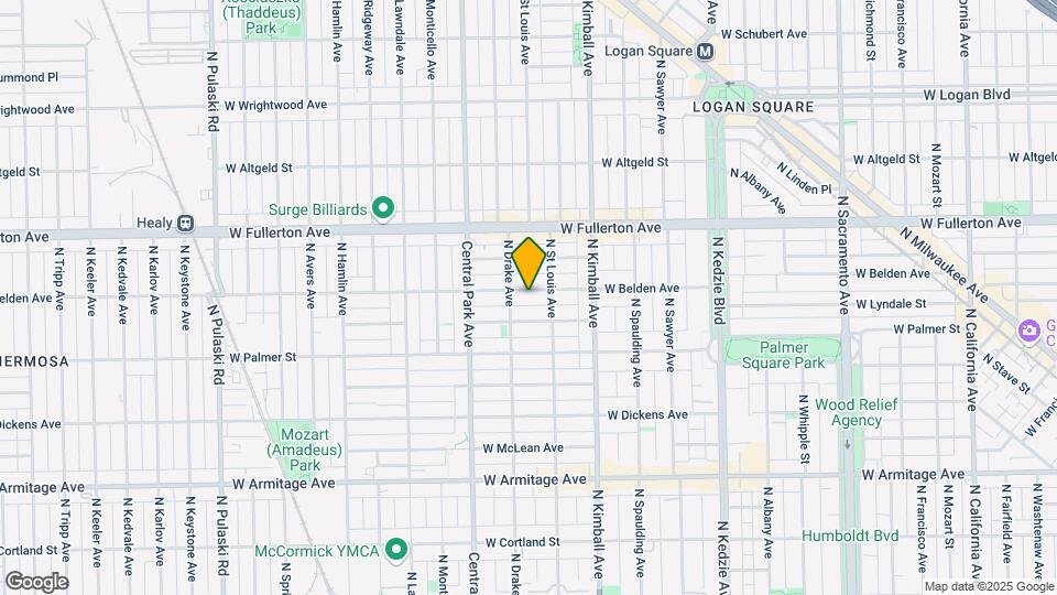 3519 W Belden Ave Map and Location Details