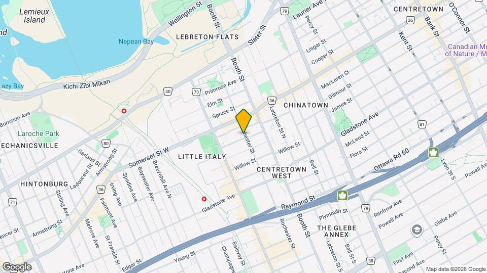 168 Rochester St Map and Location Details