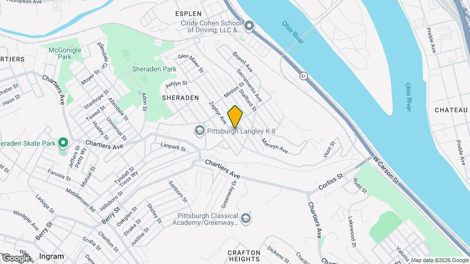 2776 Zephyr Ave Map and Location Details