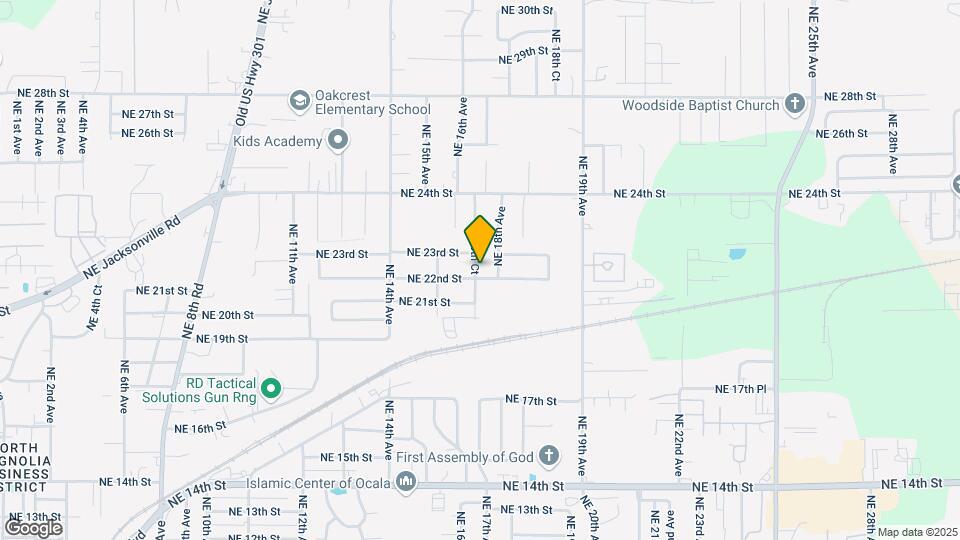 2215 NE 16th Ct Map and Location Details
