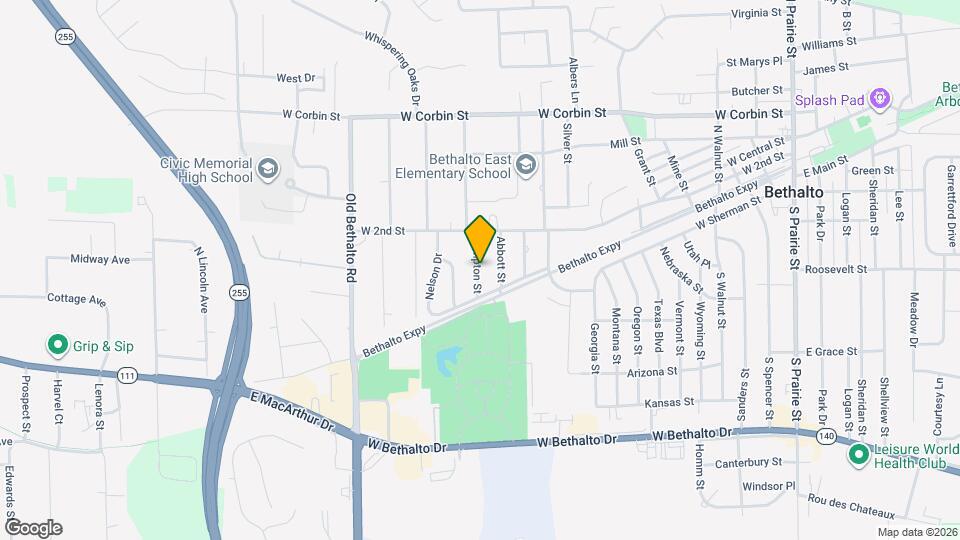 115A Hampton St, Unit 115A Hampton St, Bethalto, IL Mapa y Detalles de la Ubicación