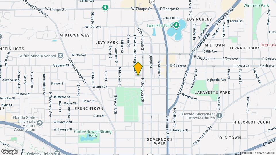 1207 N MLK Blvd Mapa y Detalles de la Ubicación