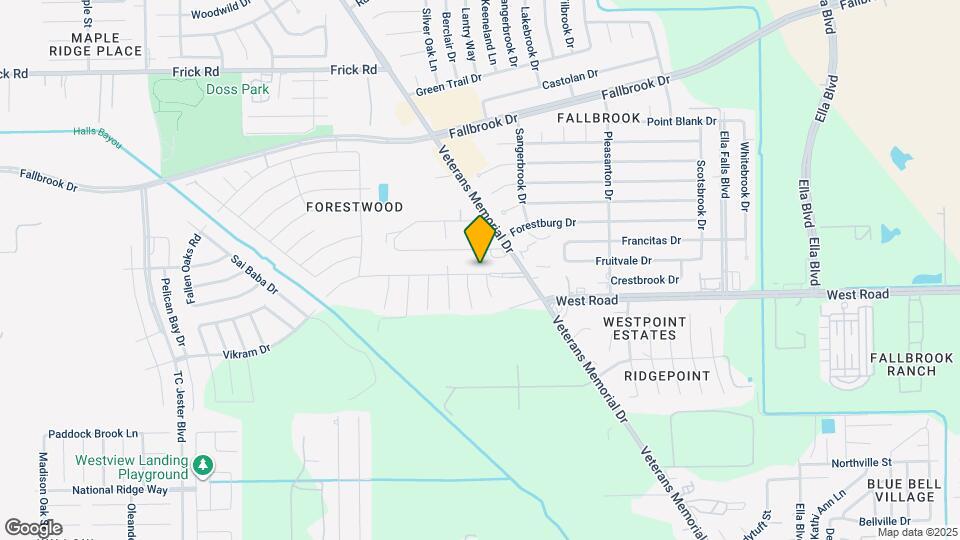 1506 Wilshire Park Dr Map and Location Details