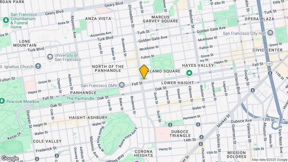 506 Divisadero St Mapa y Detalles de la Ubicación