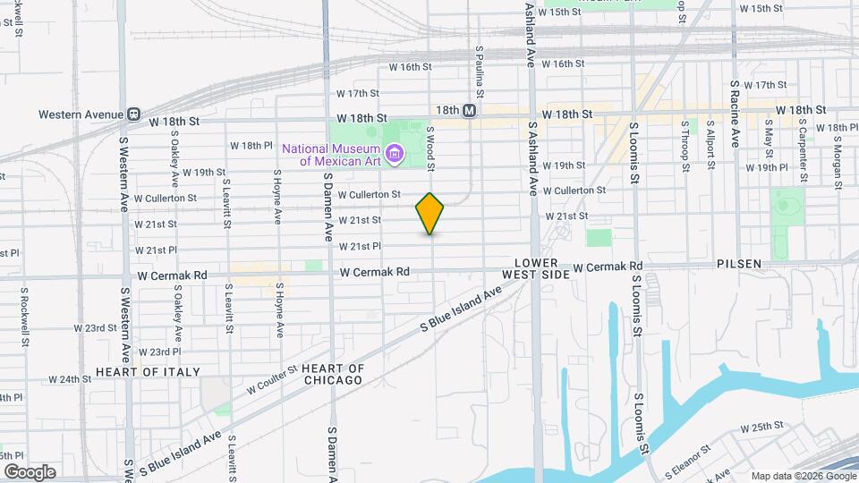 1800 W 21st Pl, Unit 1 Map and Location Details