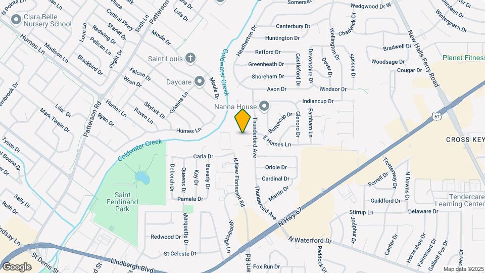 2030 E Humes Ln Map and Location Details