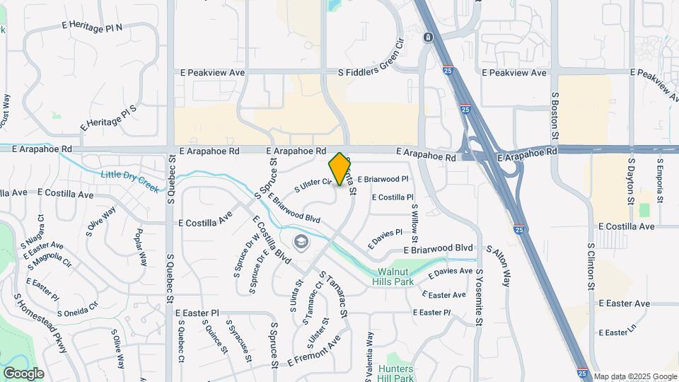 6878 S Ulster Cir Map and Location Details