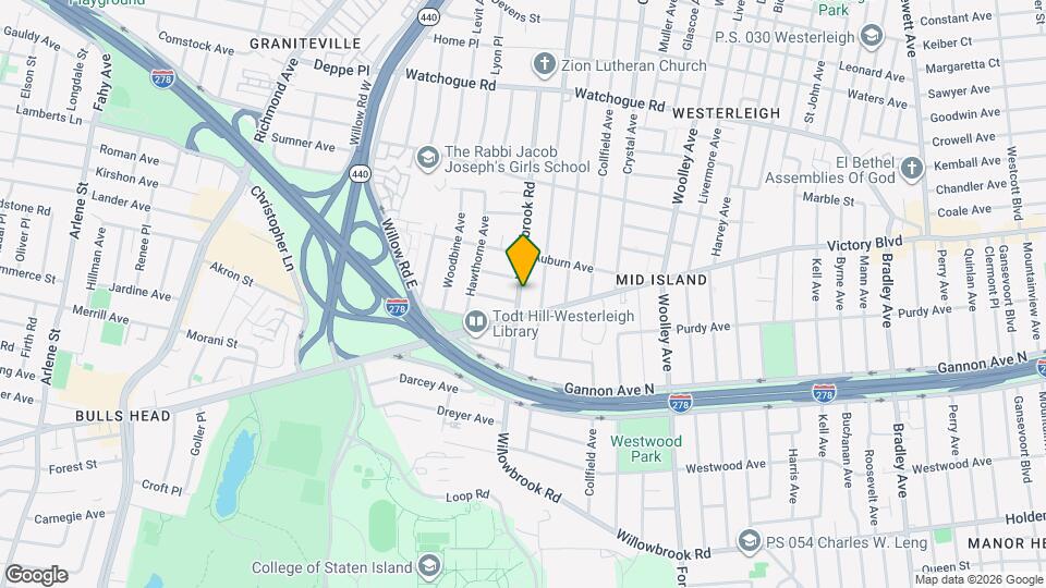 527 Willowbrook Rd Map and Location Details