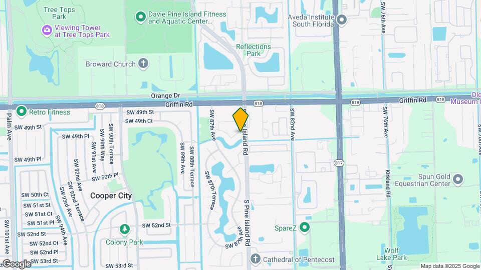 8638 SW 50th St Map and Location Details
