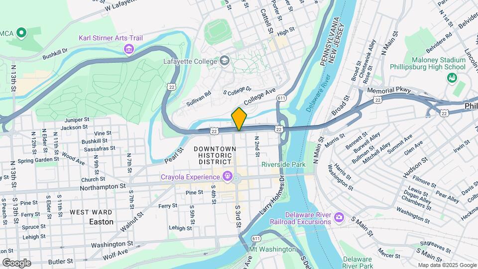 248 Bushkill St, Unit 3 Map and Location Details
