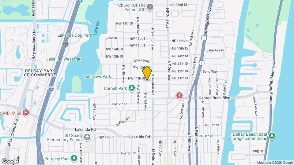 1009 NW 1st Ave Map and Location Details