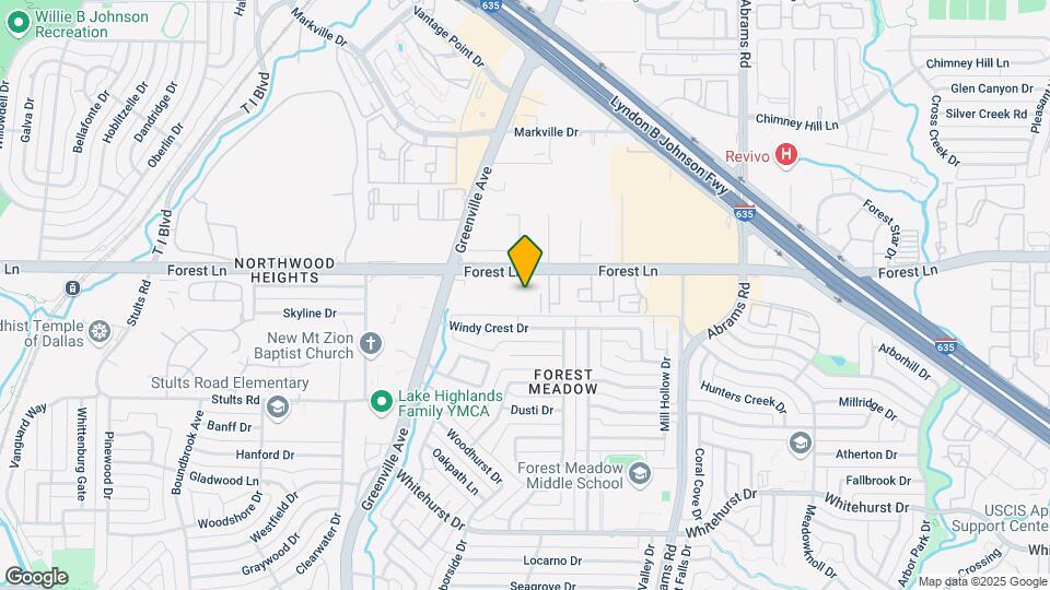 9170 Forest Ln Map and Location Details