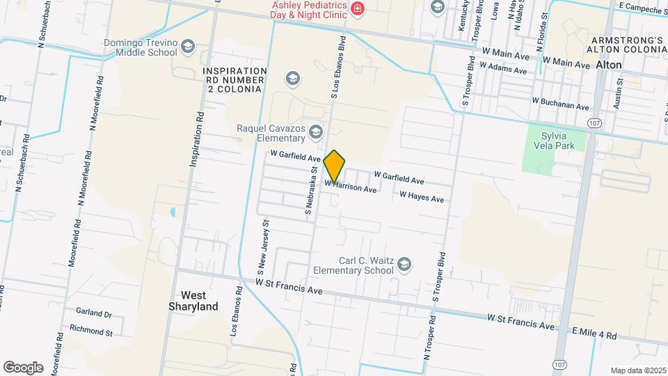 1412 W Harrison Ave Mapa y Detalles de la Ubicación