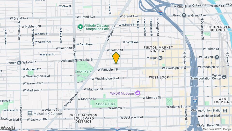 1320 W Randolph St Map and Location Details