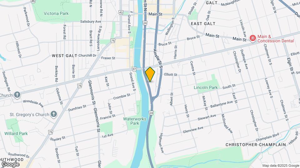 155 Water St S Map and Location Details