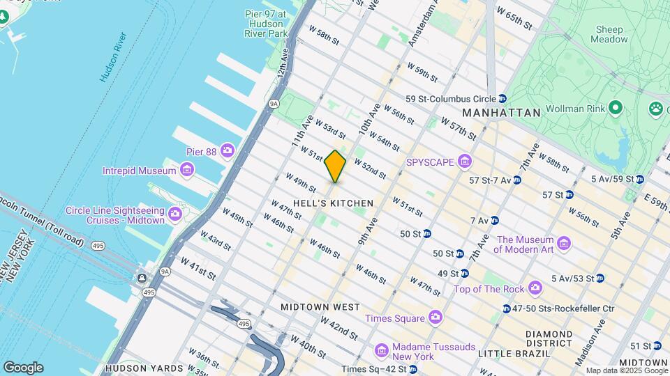 730 Tenth Ave Map and Location Details