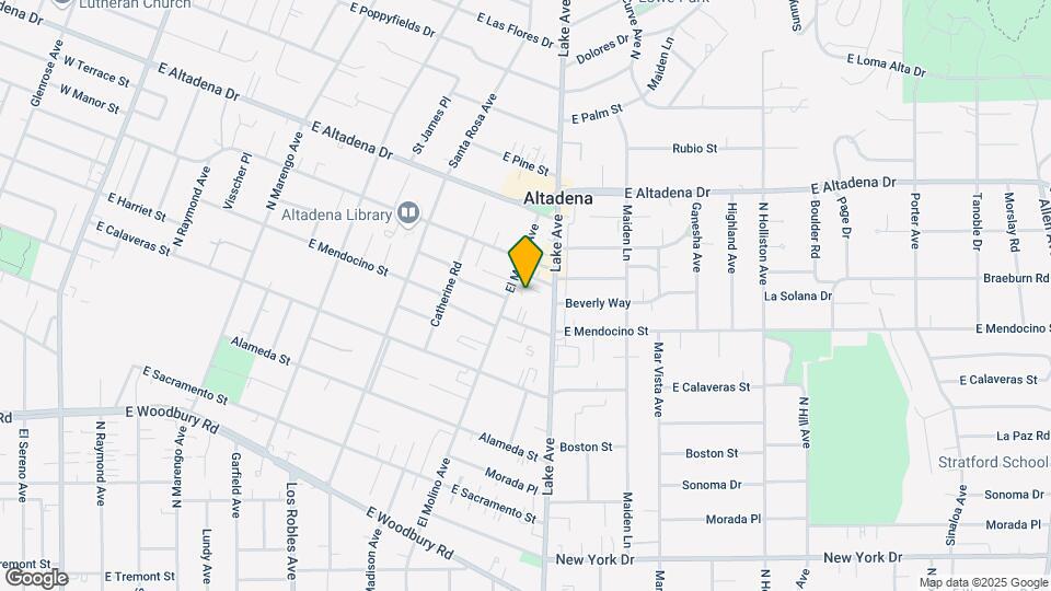 2440-2444 El Molino Ave Map and Location Details