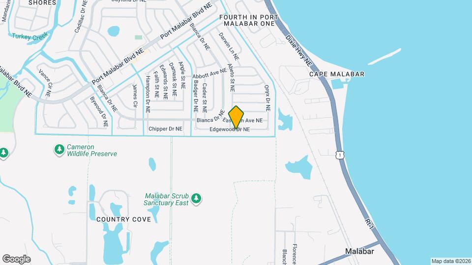 3210 Edgewood Dr NE Map and Location Details