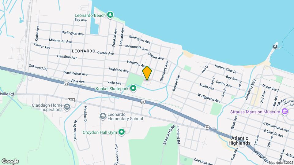 131 Washington Ave Map and Location Details