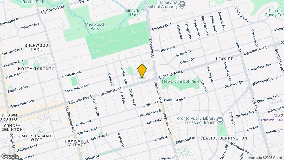608-2323 EGLINTON Ave Map and Location Details
