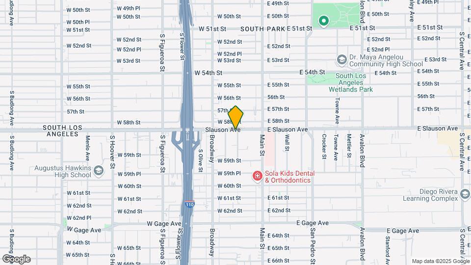 200 W Slauson Ave Map and Location Details