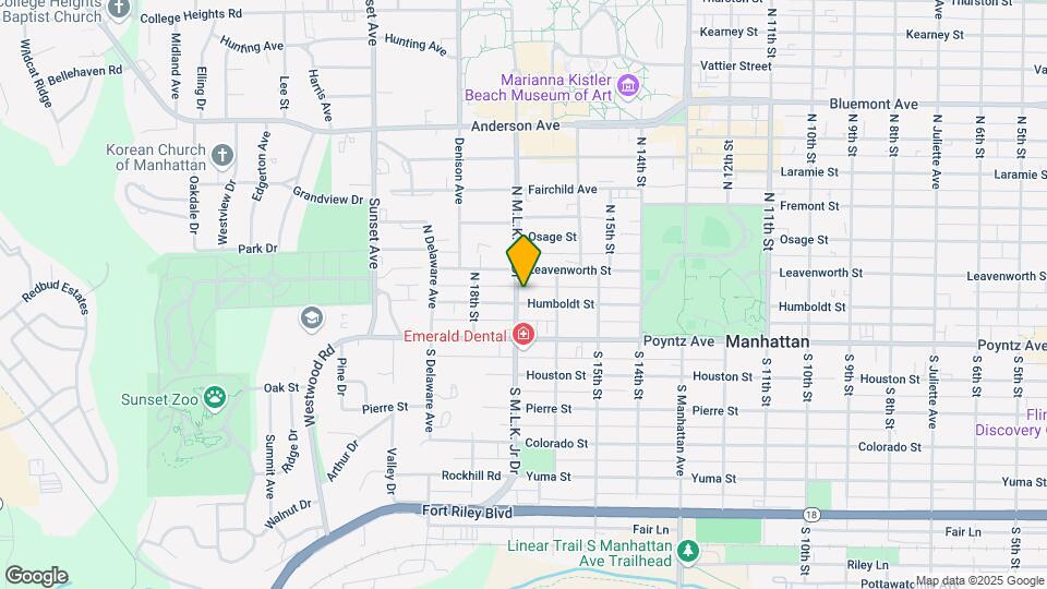 1630 Humboldt St, Unit A Mapa y Detalles de la Ubicación
